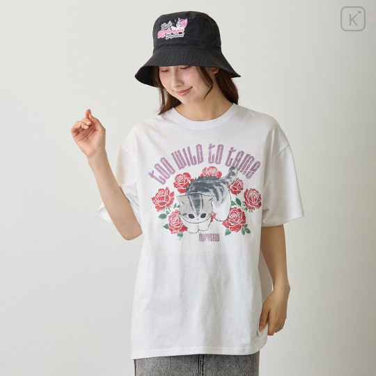 Japan Mofusand T-Shirt (M) - Too Wild to Tame White - 7