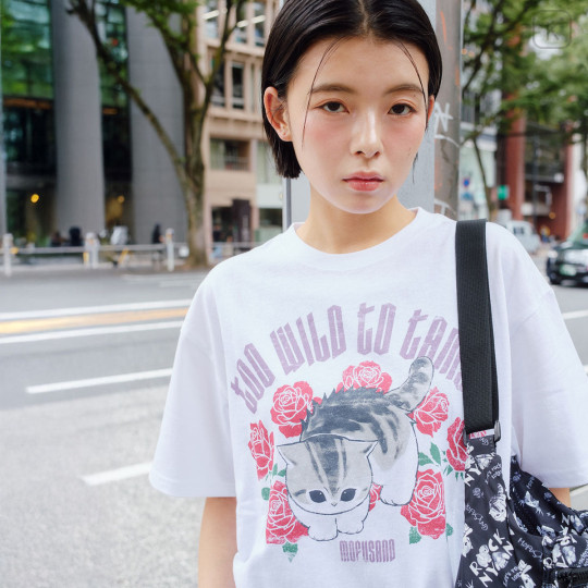 Japan Mofusand T-Shirt (XL) - Too Wild to Tame White - 4