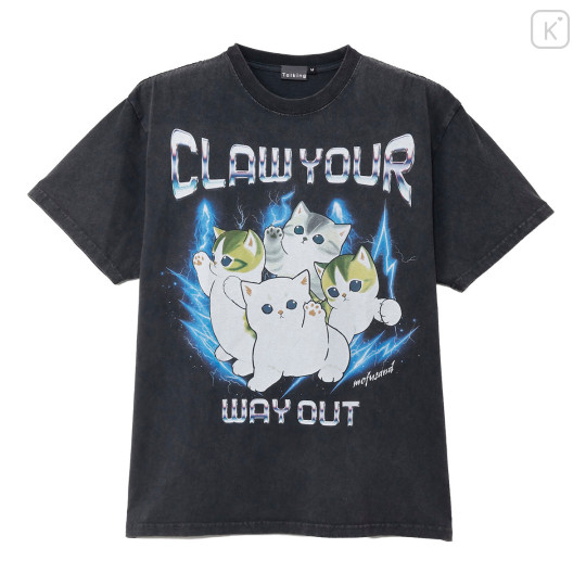 Japan Mofusand T-Shirt (L) - Claw Your Way Out Charcoal - 1