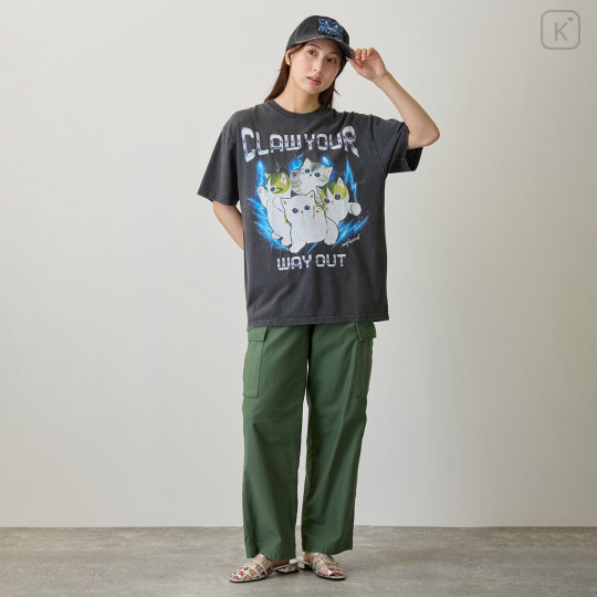 Japan Mofusand T-Shirt (L) - Claw Your Way Out Charcoal - 7