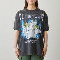Japan Mofusand T-Shirt (L) - Claw Your Way Out Charcoal - 8
