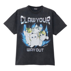Japan Mofusand T-Shirt (XL) - Claw Your Way Out Charcoal