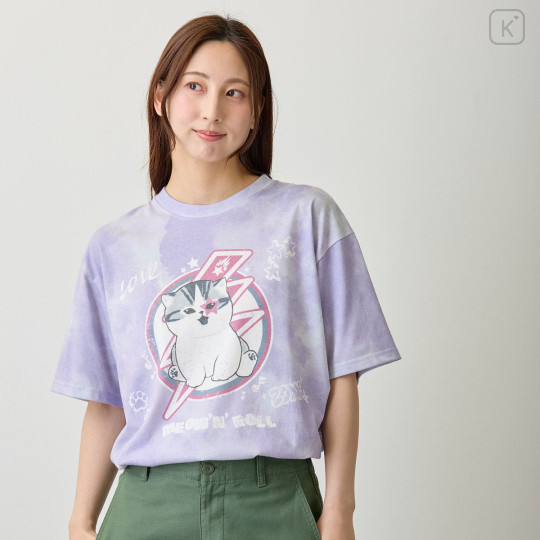 Japan Mofusand T-Shirt (M) - Meow N Roll Purple - 6