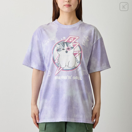 Japan Mofusand T-Shirt (L) - Meow N Roll Purple - 8
