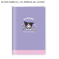 Japan Sanrio B6 Monthly Schedule Book - Characters Purple 2027