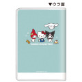 Japan Sanrio B6 Monthly Schedule Book - Characters Turquoise 2027 - 2