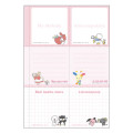 Japan Sanrio B6 Monthly Schedule Book - Characters Turquoise 2027 - 5