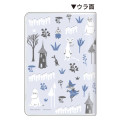 Japan Moomin B6 Monthly Schedule Book - Hattifatteners & Moomintroll & Snufkin : Forest 2027 - 2