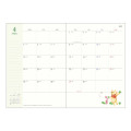 Japan Disney B6 Monthly Schedule Book - Eeyore & Piglet & Pooh : Friends Fields 2027 - 3