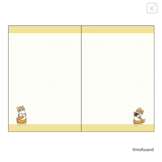 Japan Mofusand A6 Planner Monthly Schedule Book - Flower Cat Purple 2027 - 3