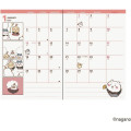 Japan Chiikawa A6 Planner Monthly Schedule Book - Chiikawa & Hachiware & Usagi : Celebration 2027 - 2