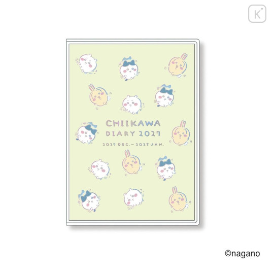 Japan Chiikawa A6 Planner Monthly Schedule Book - Chiikawa & Hachiware & Usagi : You'll get sluggish 2027 - 1