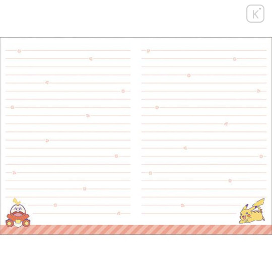 Japan Pokemon A6 Planner Monthly Schedule Book - Pikachu : Wink 2027 - 4
