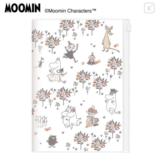 Japan Moomin B6 Planner Weekly Schedule Book - Moomin : Characters Ivory 2027 - 1