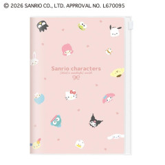 Japan Sanrio B6 Planner Weekly Schedule Book - Characters Pink 2027