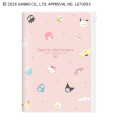 Japan Sanrio B6 Planner Weekly Schedule Book - Characters Pink 2027 - 1