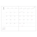 Japan Sanrio B6 Planner Weekly Schedule Book - Characters Pink 2027 - 3