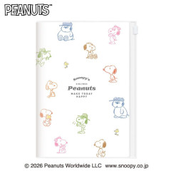 Japan Peanuts B6 Planner Weekly Schedule Book - Snoopy : Sibling Ivory 2027