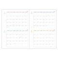 Japan Peanuts B6 Planner Weekly Schedule Book - Olaf & Snoopy : Love 2027 - 3