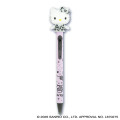 Japan Sanrio Action Mascot Ballpoint Pen - Hello Kitty : Leopard Gal Cat Purple - 1