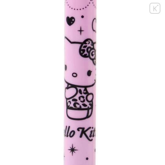 Japan Sanrio Action Mascot Ballpoint Pen - Hello Kitty : Leopard Gal Cat Purple - 5
