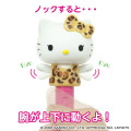 Japan Crayon Shin-chan Action Mascot Ballpoint Pen - Hello Kitty : Leopard Gal Cat Pink - 3