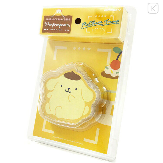 Japan Sanrio Pikuchara Die-cut Playing Card - Pompompurin - 1