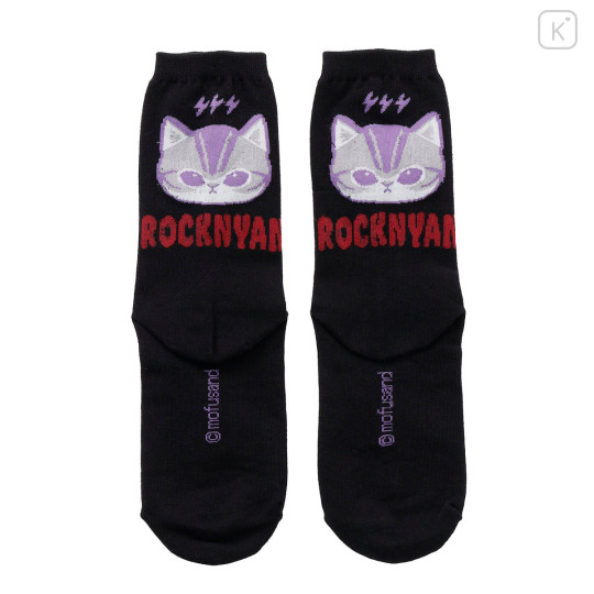 Japan Mofusand Socks - Rock Nyan Black - 1