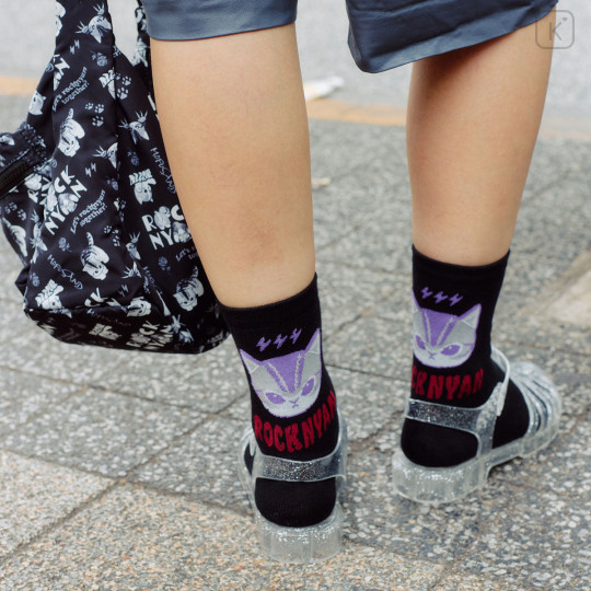 Japan Mofusand Socks - Rock Nyan Black - 2