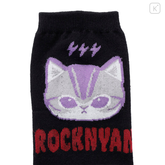 Japan Mofusand Socks - Rock Nyan Black - 5