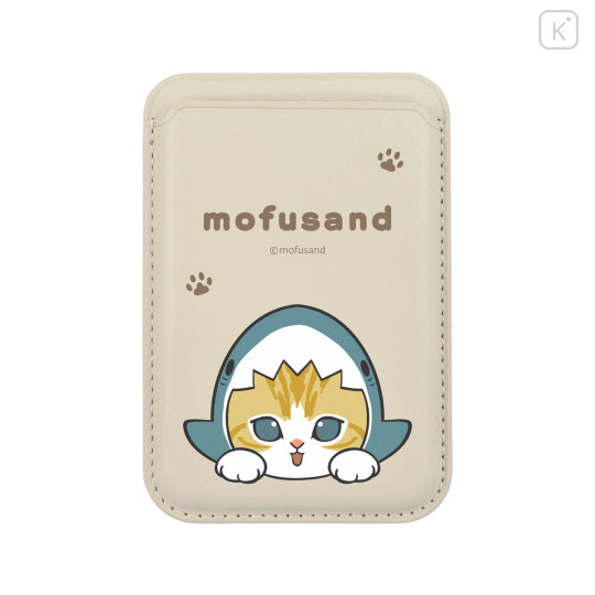 Japan Mofusand MagSafe Card Wallet - Shark Cat - 3