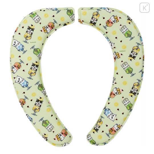 Japan Mofusand Soft and Fluffy Toilet Seat Cushion - Cream Soda Cat - 1