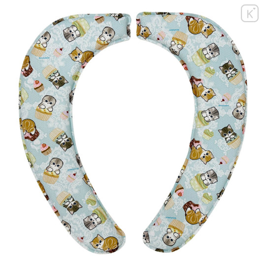 Japan Mofusand Soft and Fluffy Toilet Seat Cushion - Cupcake Cat - 1
