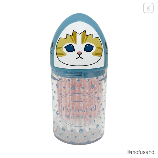 Japan Mofusand Cotton Swab Case - Shark Cat - 1