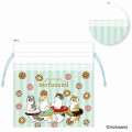 Japan Mofusand Drawstring Bag (M) - Mofumofu Store Striped - 1