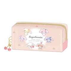 Japan Sanrio Box Pen Case - Sugarbunnies : Cherry Pink