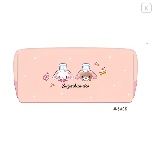 Japan Sanrio Box Pen Case - Sugarbunnies : Cherry Pink - 2