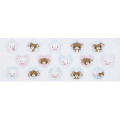 Japan Sanrio Crystal Seal - Sugarbunnies : Pink - 3