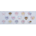 Japan Sanrio Crystal Seal - Sugarbunnies : Blue - 3