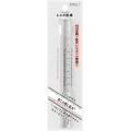 Japan Midori Lens Ruler 15cm - Transparent - 1