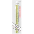 Japan Midori Lens Ruler 15cm - Yellow - 1