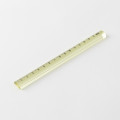 Japan Midori Lens Ruler 15cm - Yellow - 3