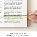 Japan Midori Lens Ruler 15cm - Yellow - 6