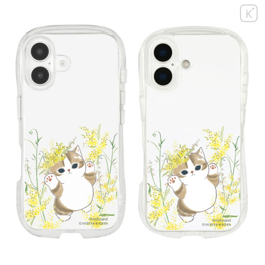 Japan Mofusand Hibiya Kadan Crystal Clear iPhone 16 Case - Spring - 1