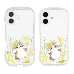 Japan Mofusand Hibiya Kadan Crystal Clear iPhone 16 Case - Spring