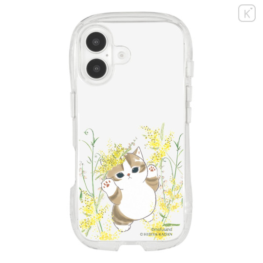 Japan Mofusand Hibiya Kadan Crystal Clear iPhone 16 Case - Spring - 4