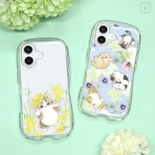 Japan Mofusand Hibiya Kadan Crystal Clear iPhone 16 Case - Winter - 3