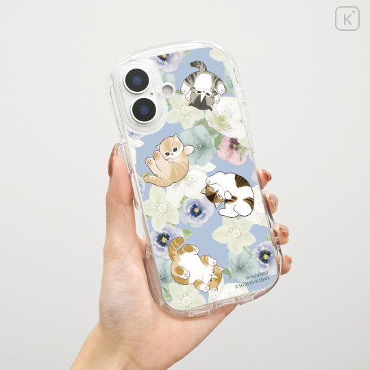 Japan Mofusand Hibiya Kadan Crystal Clear iPhone 16 Case - Winter - 5