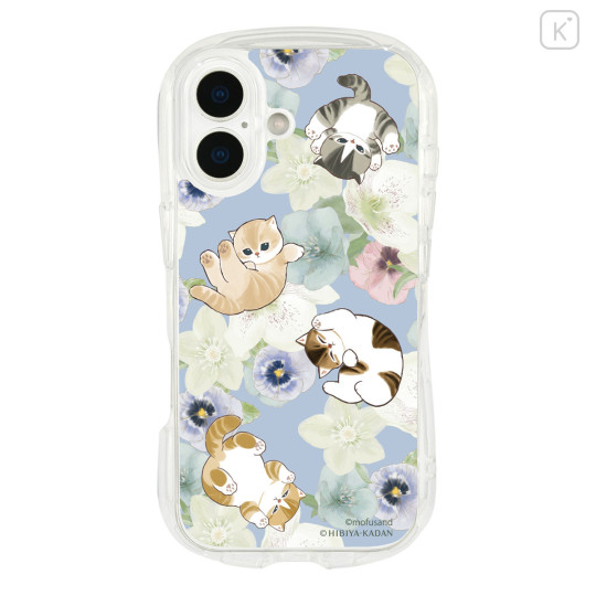 Japan Mofusand Hibiya Kadan Crystal Clear iPhone 16 Case - Winter - 6