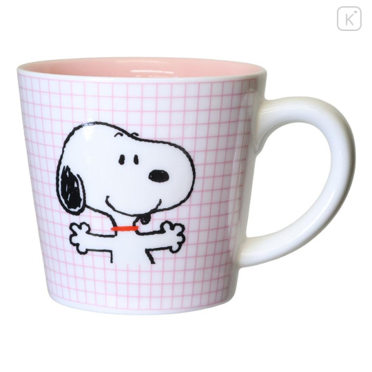Japan Peanuts Ceramic Mug - Snoopy : Color Check Detective - 1